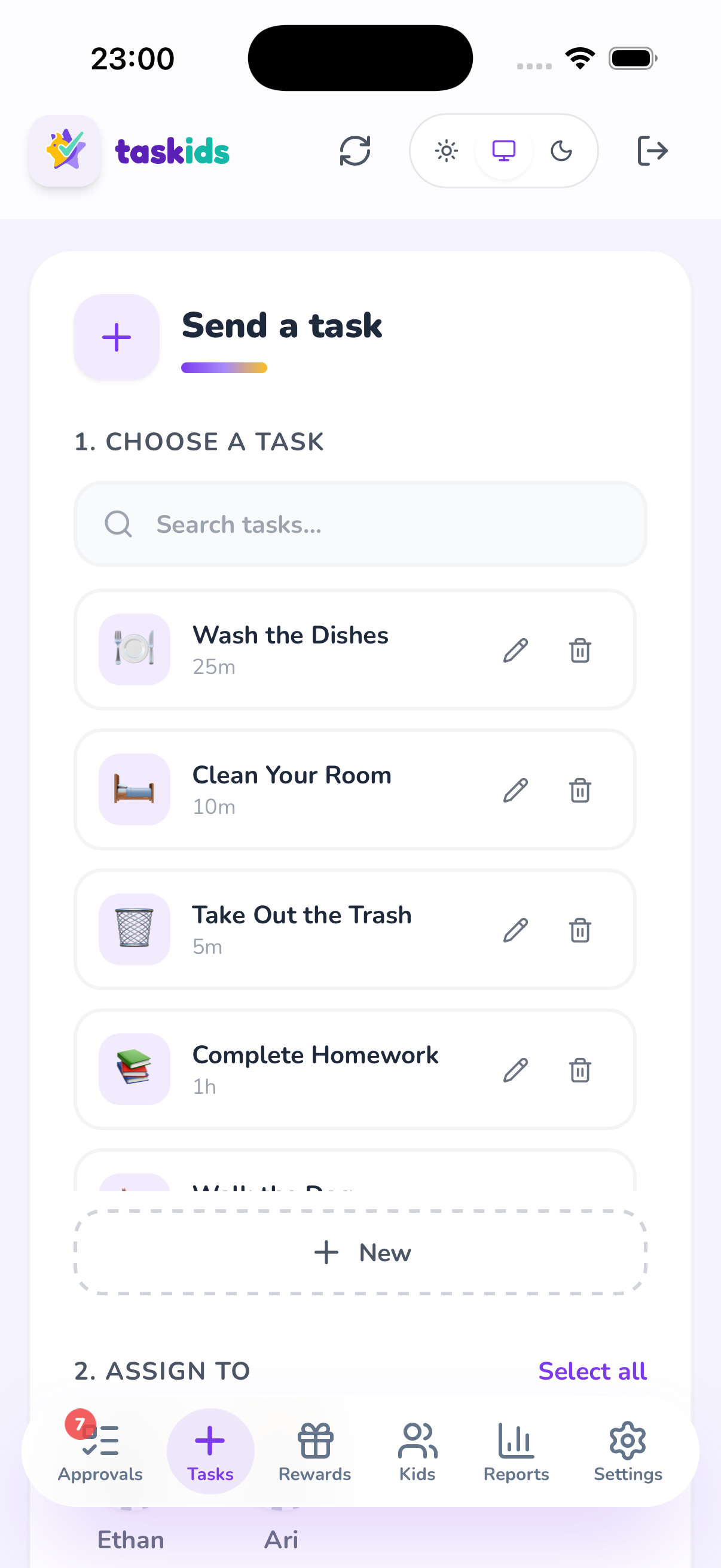 Taskids App Screen 14